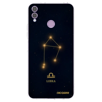 Picasee silikonový průhledný obal pro Honor 8X - LIBRA