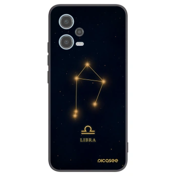 Picasee silikonový černý obal pro Xiaomi Redmi Note 12 5G - LIBRA