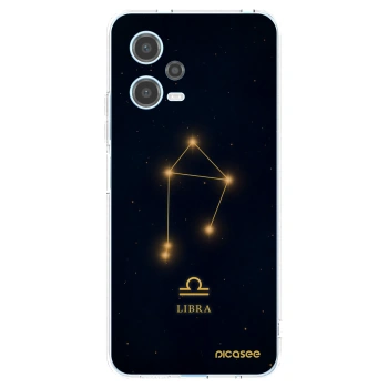 Picasee silikonový průhledný obal pro Xiaomi Redmi Note 12 5G - LIBRA