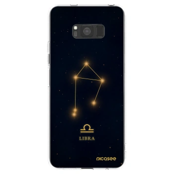 Picasee silikonový průhledný obal pro Samsung Galaxy S8 G950F - LIBRA