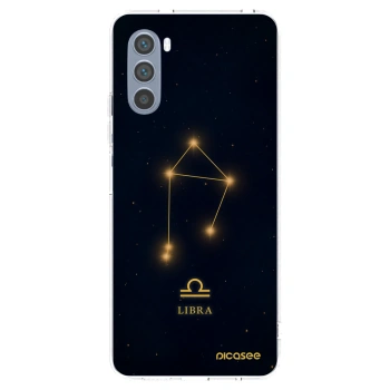 Picasee silikonový průhledný obal pro Motorola Moto G62 - LIBRA