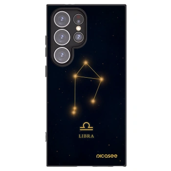Picasee silikonový černý obal pro Samsung Galaxy S24 Ultra S928B 5G - LIBRA