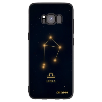 Picasee silikonový černý obal pro Samsung Galaxy S8 G950F - LIBRA