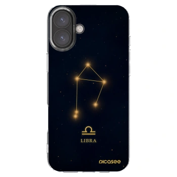 Picasee silikonový průhledný obal pro Apple iPhone 16 Plus - LIBRA