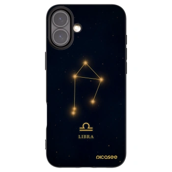 Picasee silikonový černý obal pro Apple iPhone 16 Plus - LIBRA