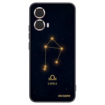 Picasee silikonový černý obal pro Motorola Moto G85 - LIBRA