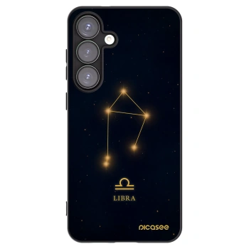 Picasee silikonový černý obal pro Samsung Galaxy S25+ 5G - LIBRA
