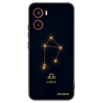 Picasee silikonový černý obal pro Motorola Moto G05 - LIBRA