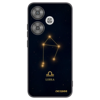 Picasee silikonový černý obal pro Xiaomi Poco F6 - LIBRA