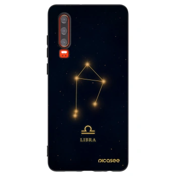 Picasee silikonový černý obal pro Huawei P30 - LIBRA