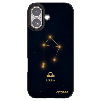 Picasee silikonový černý obal pro Apple iPhone 17 - LIBRA