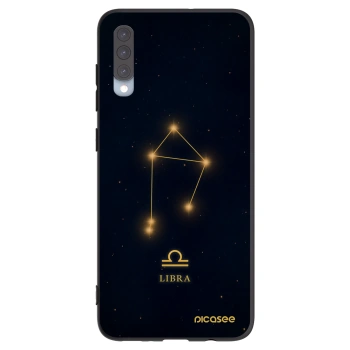 Picasee silikonový černý obal pro Samsung Galaxy A70 A705F - LIBRA