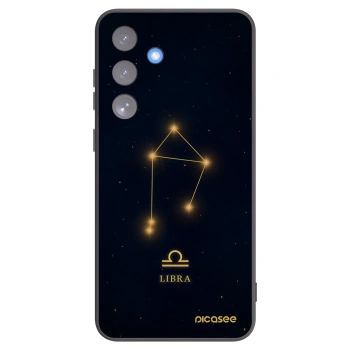Picasee silikonový černý obal pro Samsung Galaxy S25 FE 5G - LIBRA