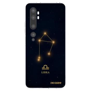 Picasee silikonový průhledný obal pro Xiaomi Mi Note 10 (Pro) - LIBRA