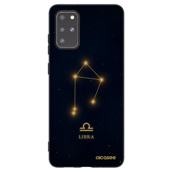 Picasee silikonový černý obal pro Samsung Galaxy S20+ G985F - LIBRA