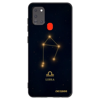 Picasee silikonový černý obal pro Samsung Galaxy A21s - LIBRA