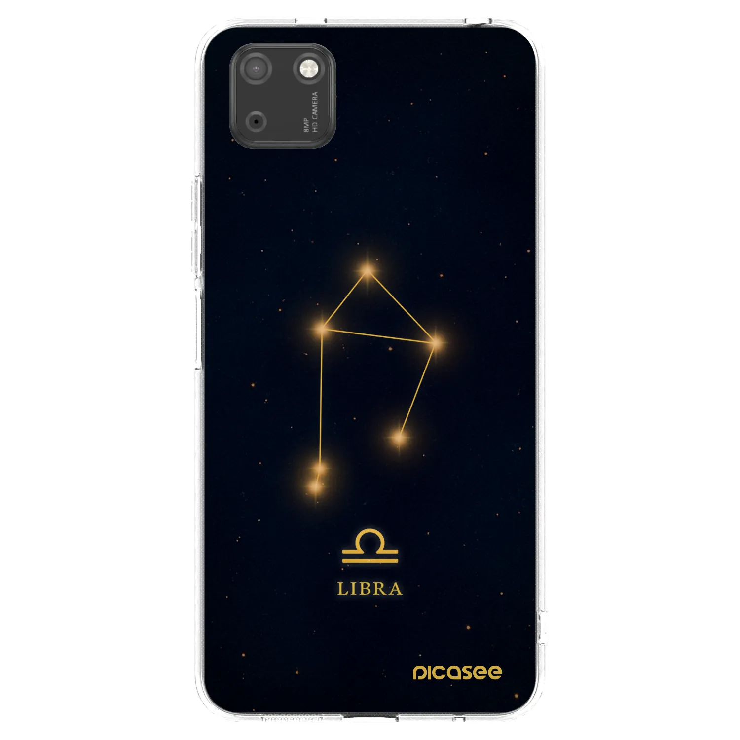Picasee silikonový průhledný obal pro Huawei Y5P - LIBRA