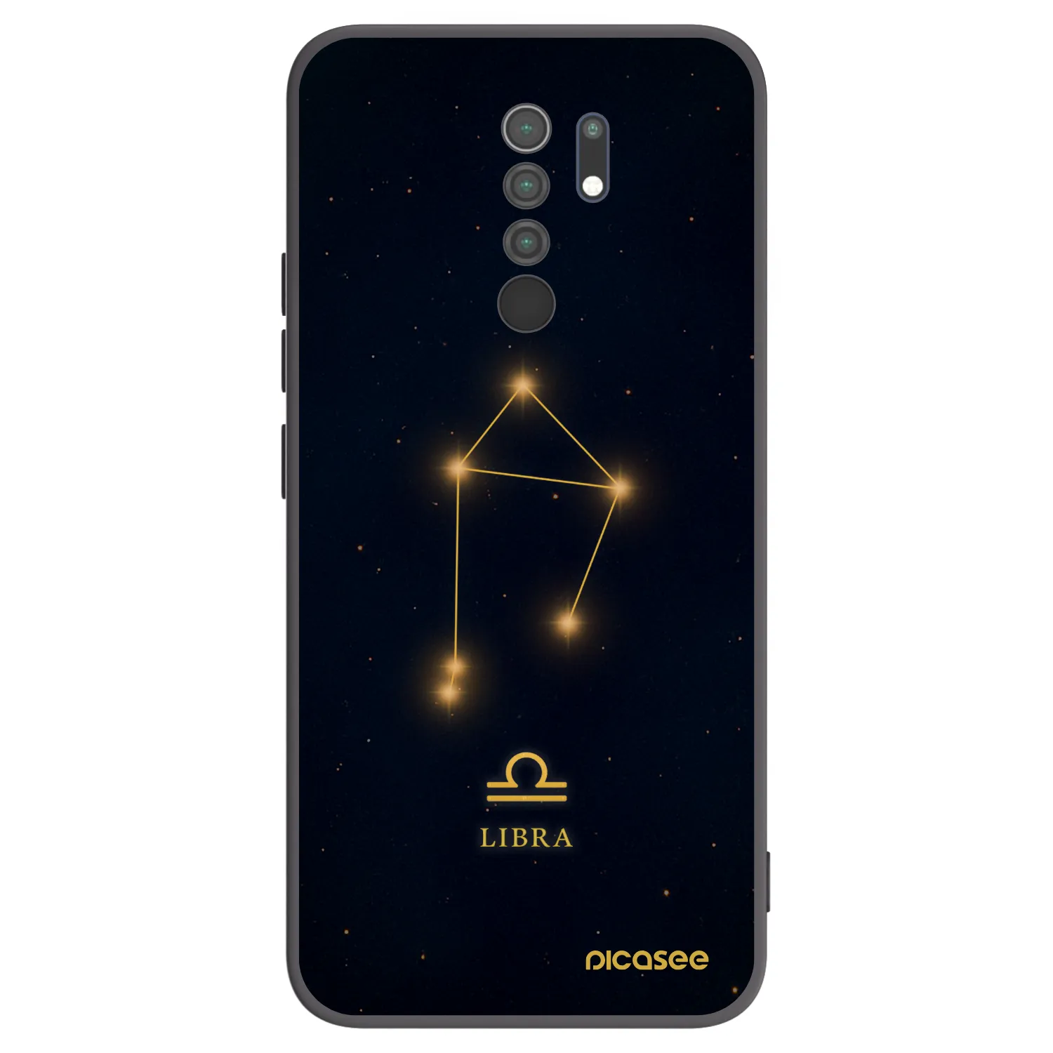 Picasee silikonový černý obal pro Xiaomi Redmi 9 - LIBRA