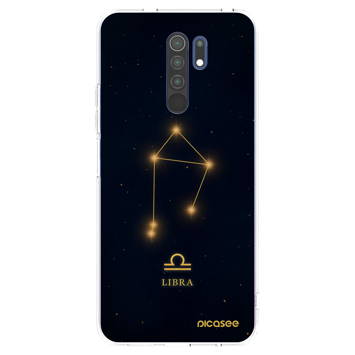 Picasee silikonový průhledný obal pro Xiaomi Redmi 9 - LIBRA