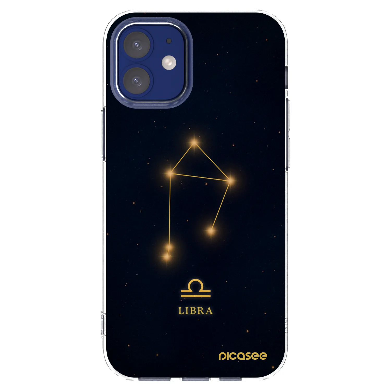Picasee silikonový průhledný obal pro Apple iPhone 12 mini - LIBRA