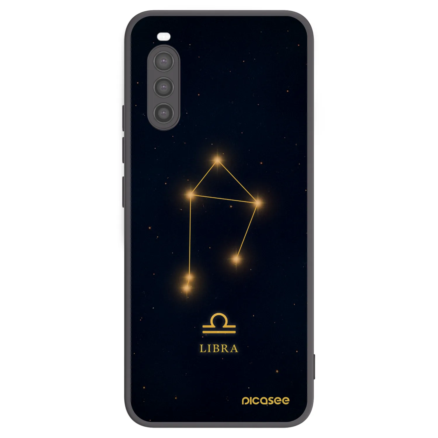 Picasee silikonový černý obal pro Sony Xperia 10 II - LIBRA
