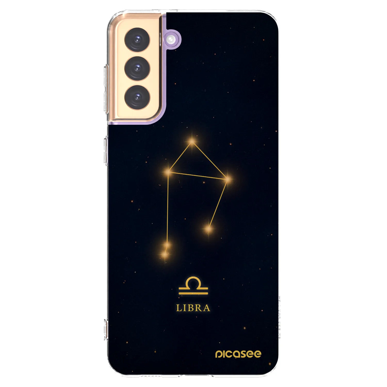 Picasee silikonový průhledný obal pro Samsung Galaxy S21+ 5G G996F - LIBRA