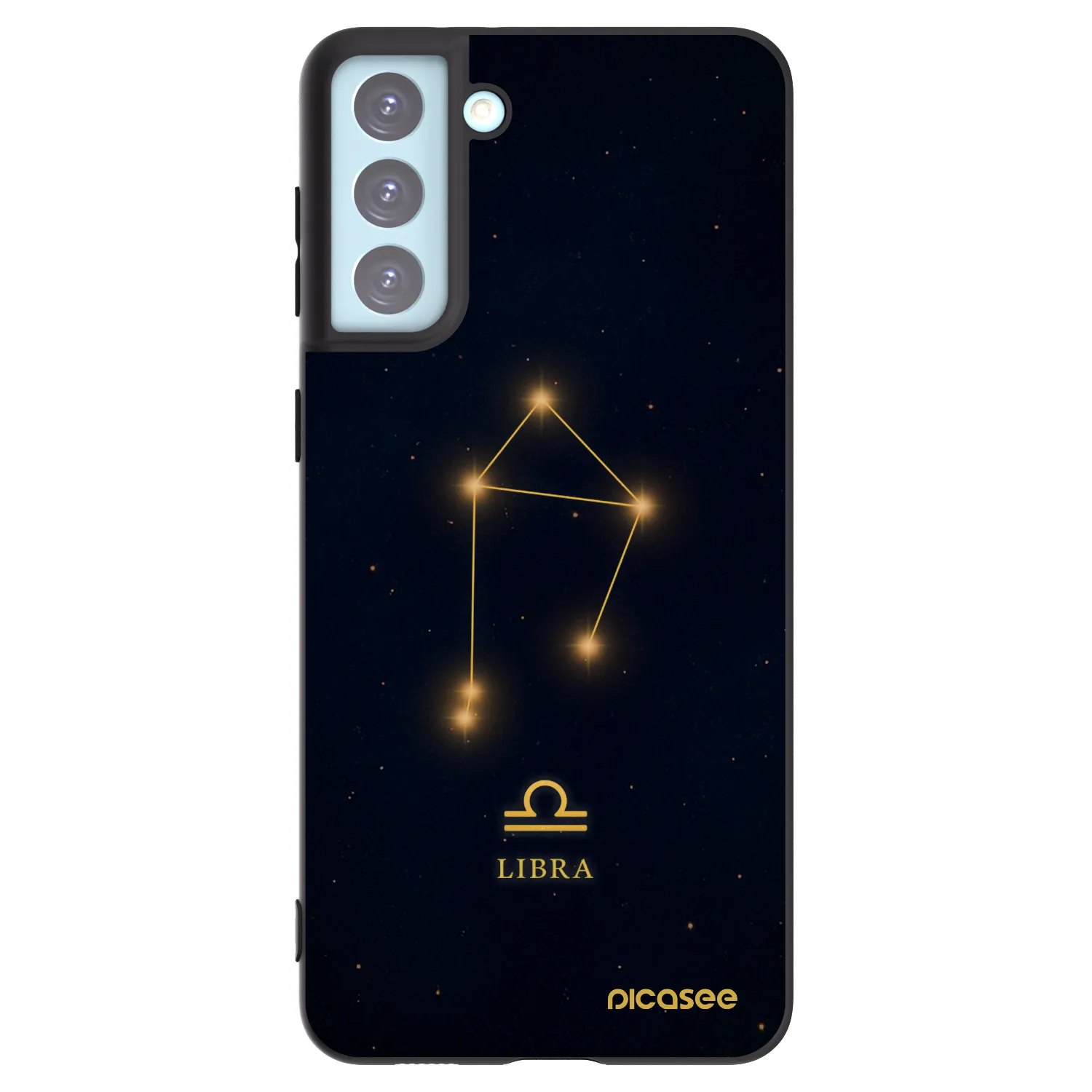 Picasee silikonový černý obal pro Samsung Galaxy S21+ 5G G996F - LIBRA