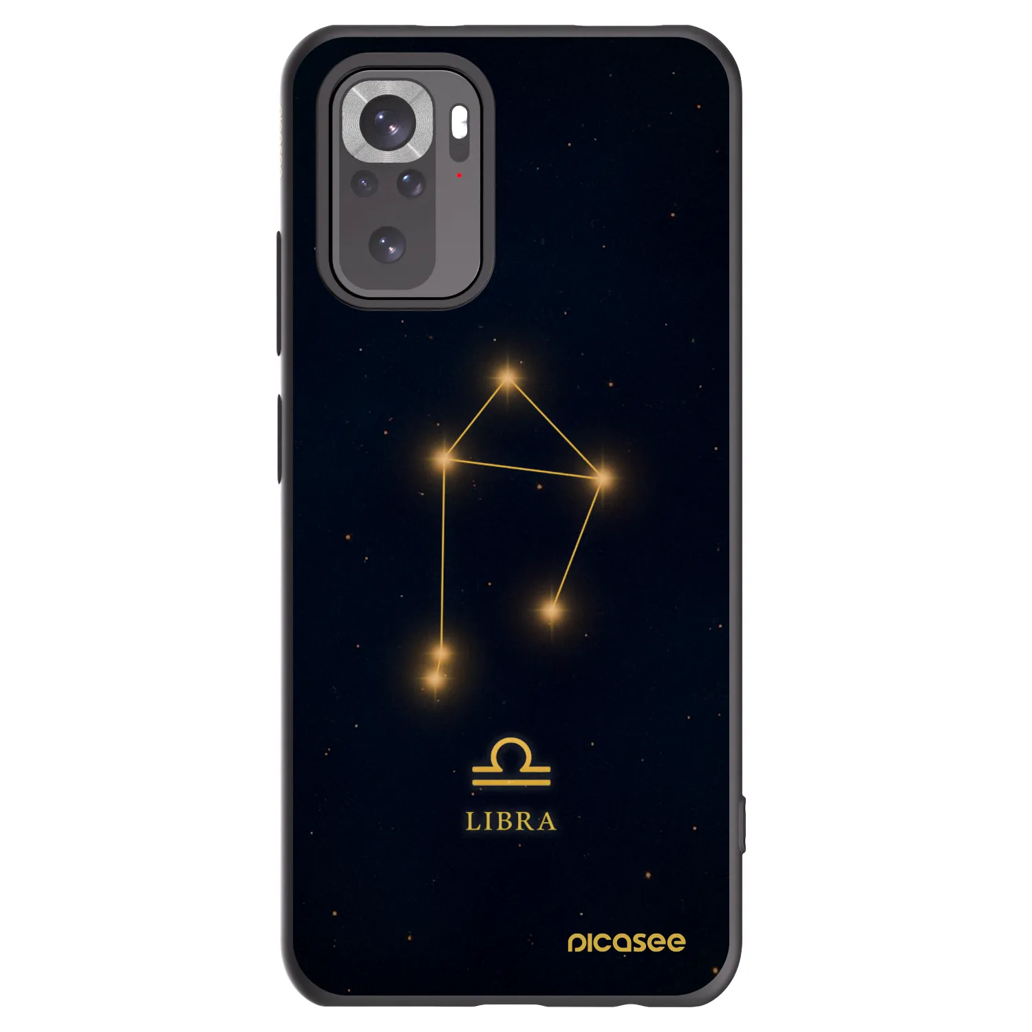 Picasee silikonový černý obal pro Xiaomi Redmi Note 10 - LIBRA