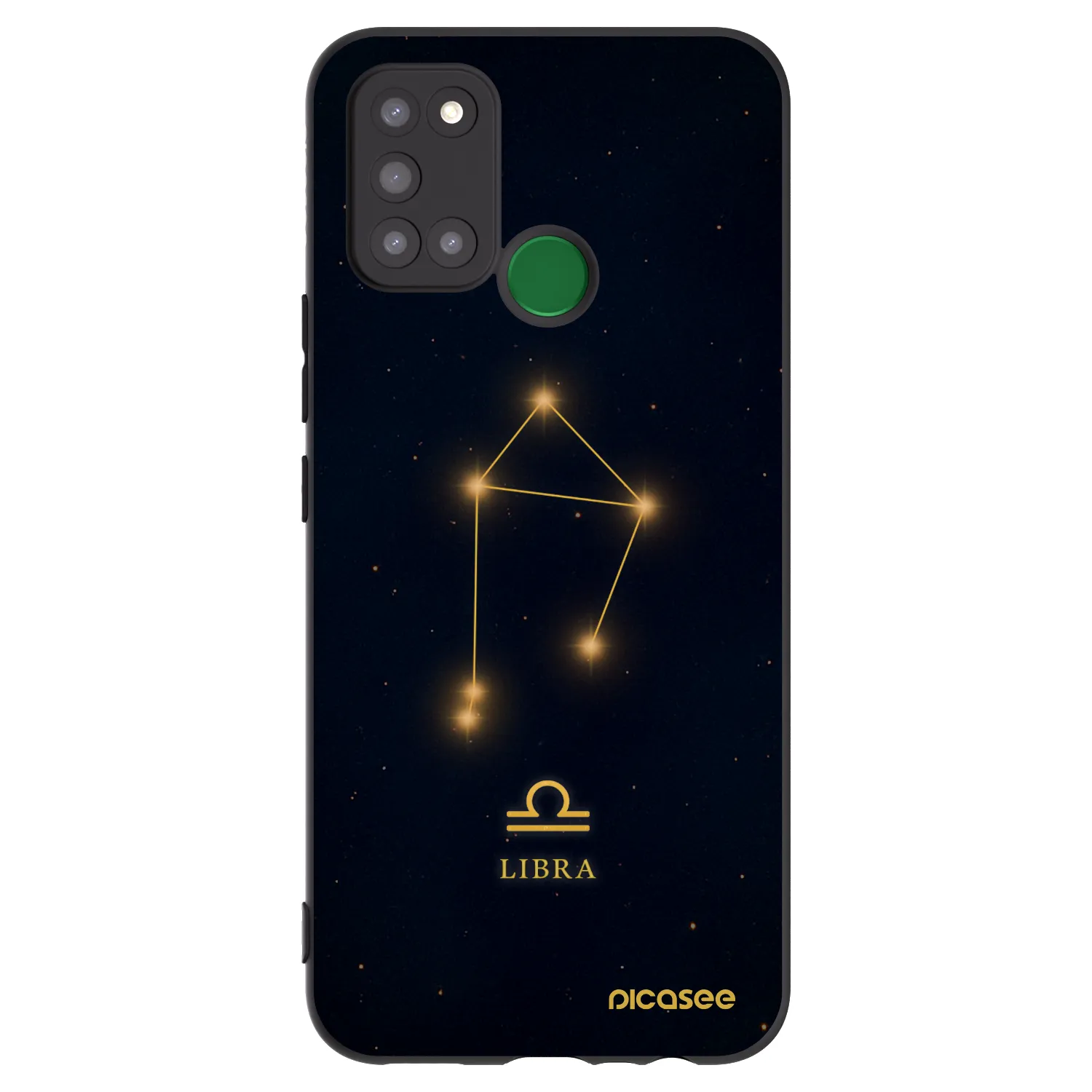 Picasee silikonový černý obal pro Realme 7i - LIBRA
