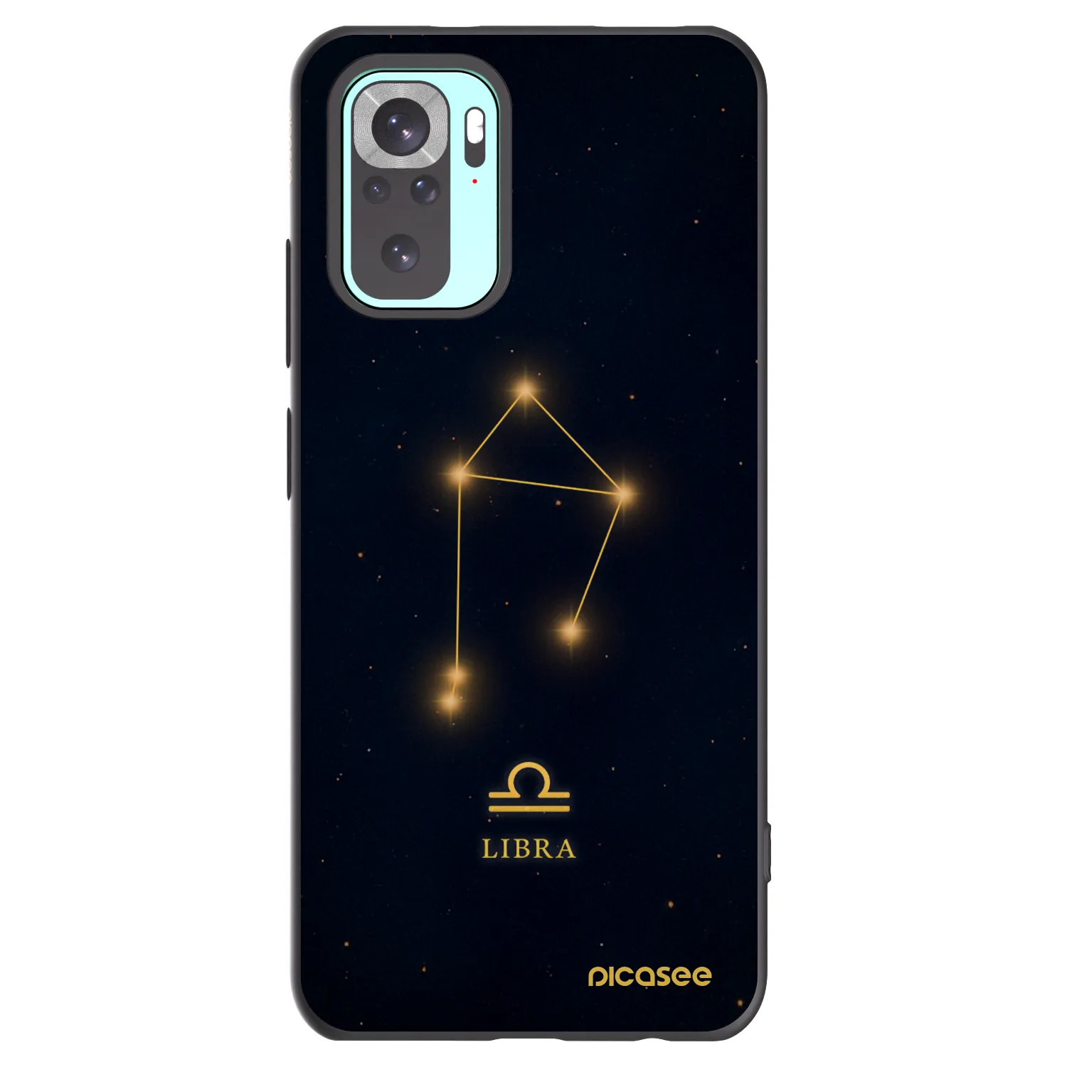 Picasee silikonový černý obal pro Xiaomi Redmi Note 10 Pro - LIBRA