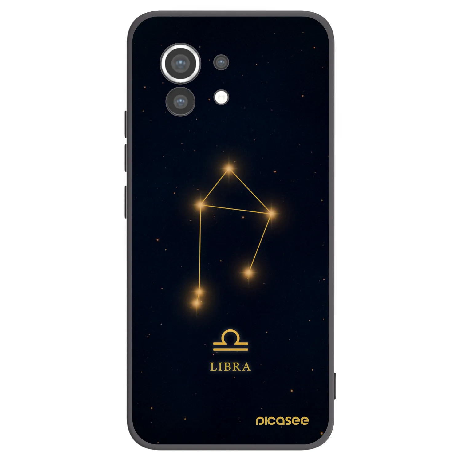 Picasee silikonový černý obal pro Xiaomi Mi 11 - LIBRA
