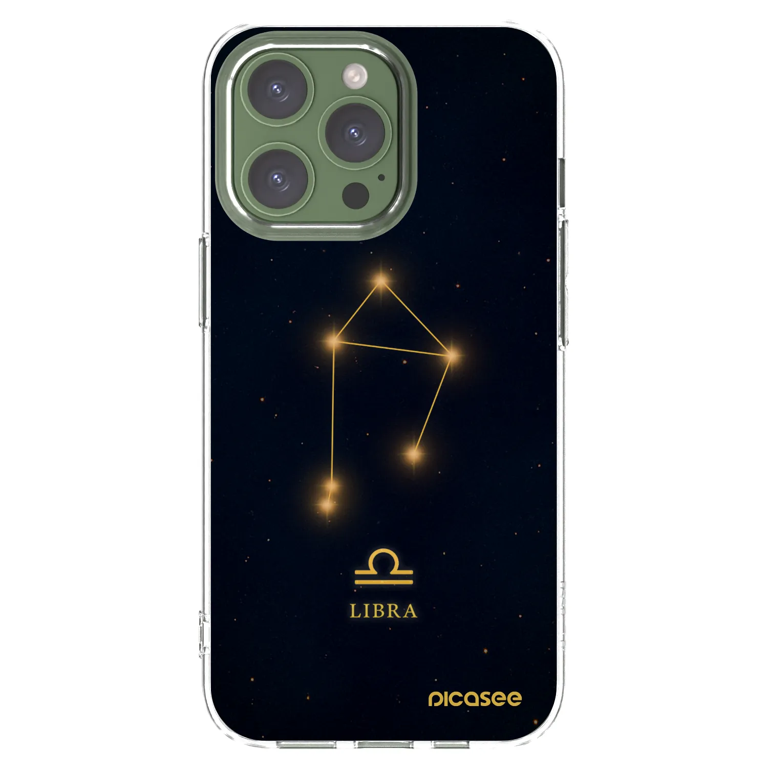 Picasee silikonový průhledný obal pro Apple iPhone 13 Pro - LIBRA