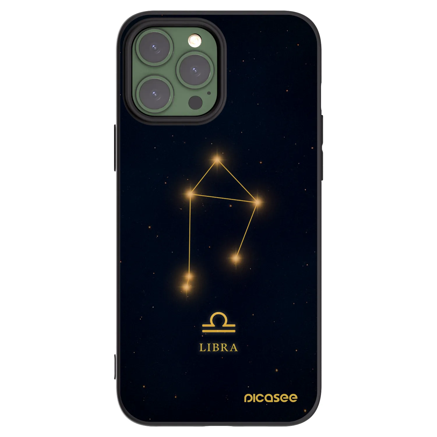 Picasee silikonový černý obal pro Apple iPhone 13 Pro Max - LIBRA