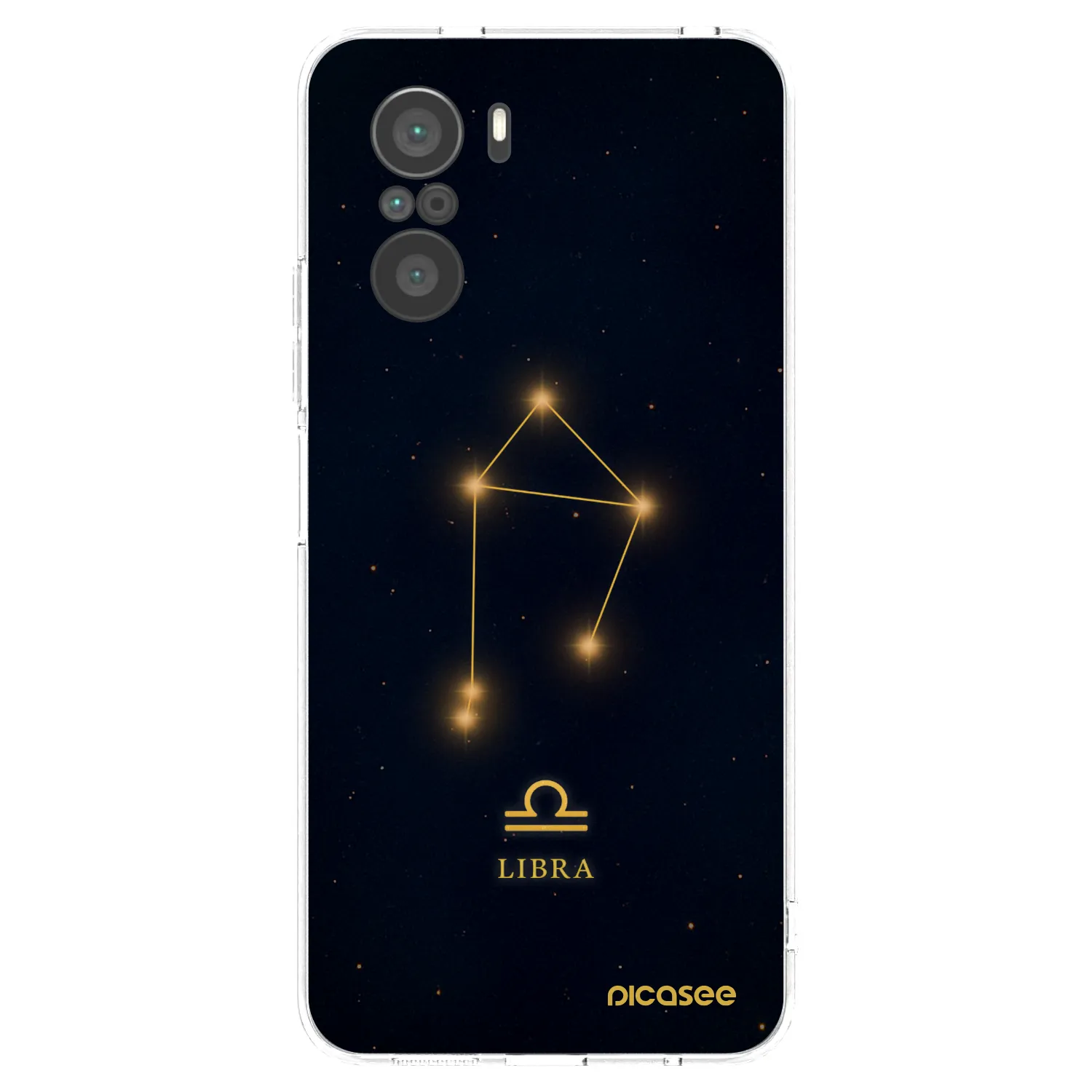 Picasee silikonový průhledný obal pro Xiaomi Poco F3 - LIBRA