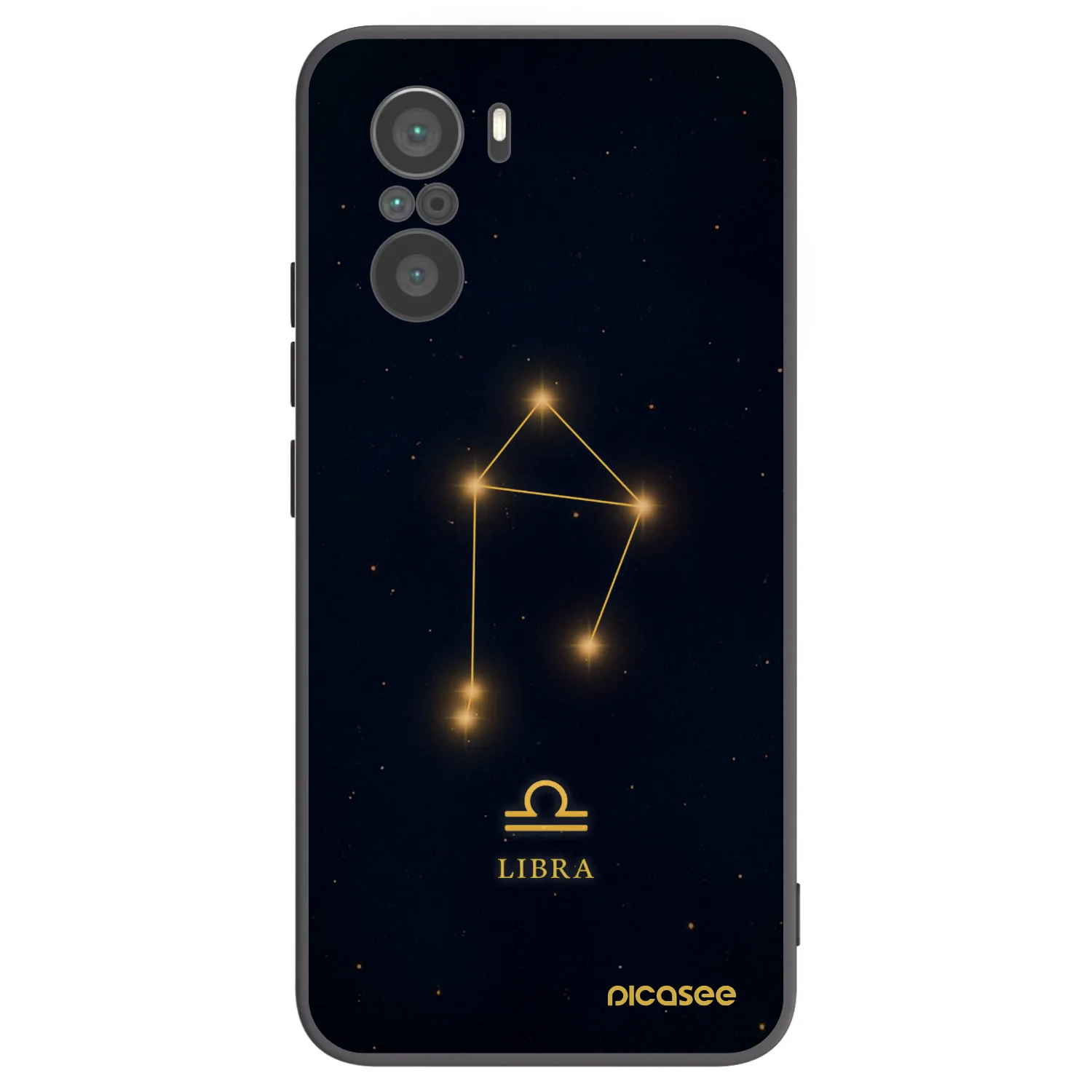Picasee silikonový černý obal pro Xiaomi Poco F3 - LIBRA