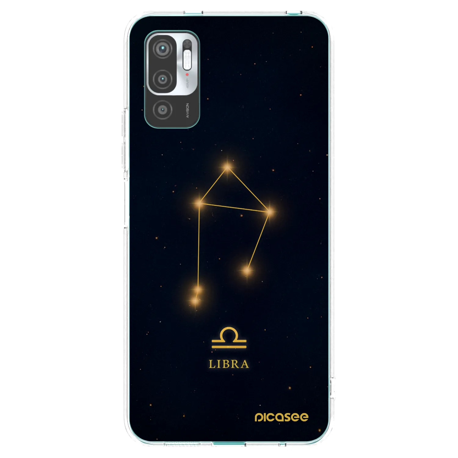 Picasee silikonový průhledný obal pro Xiaomi Redmi Note 10 5G - LIBRA
