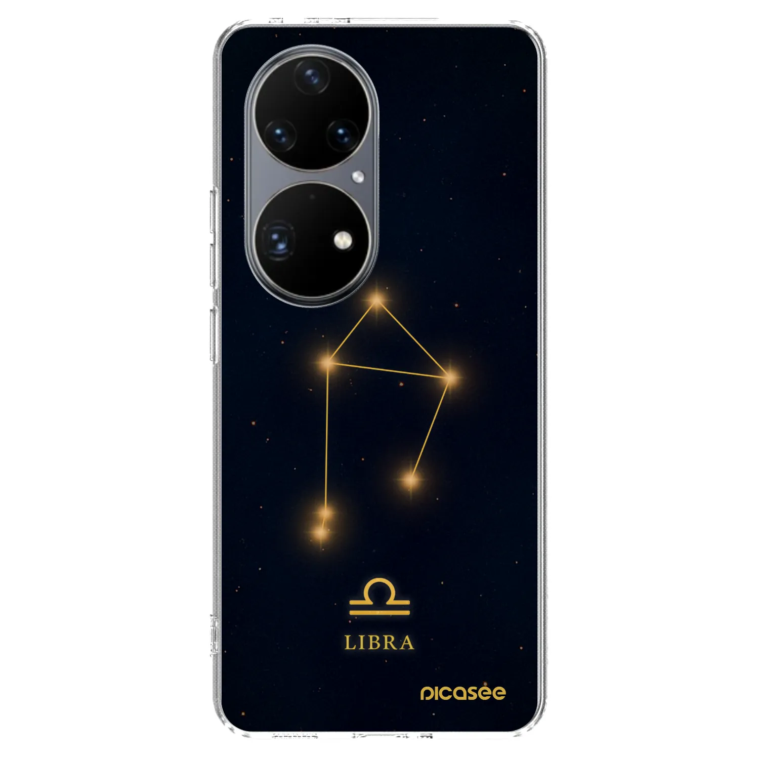 Picasee silikonový průhledný obal pro Huawei P50 - LIBRA