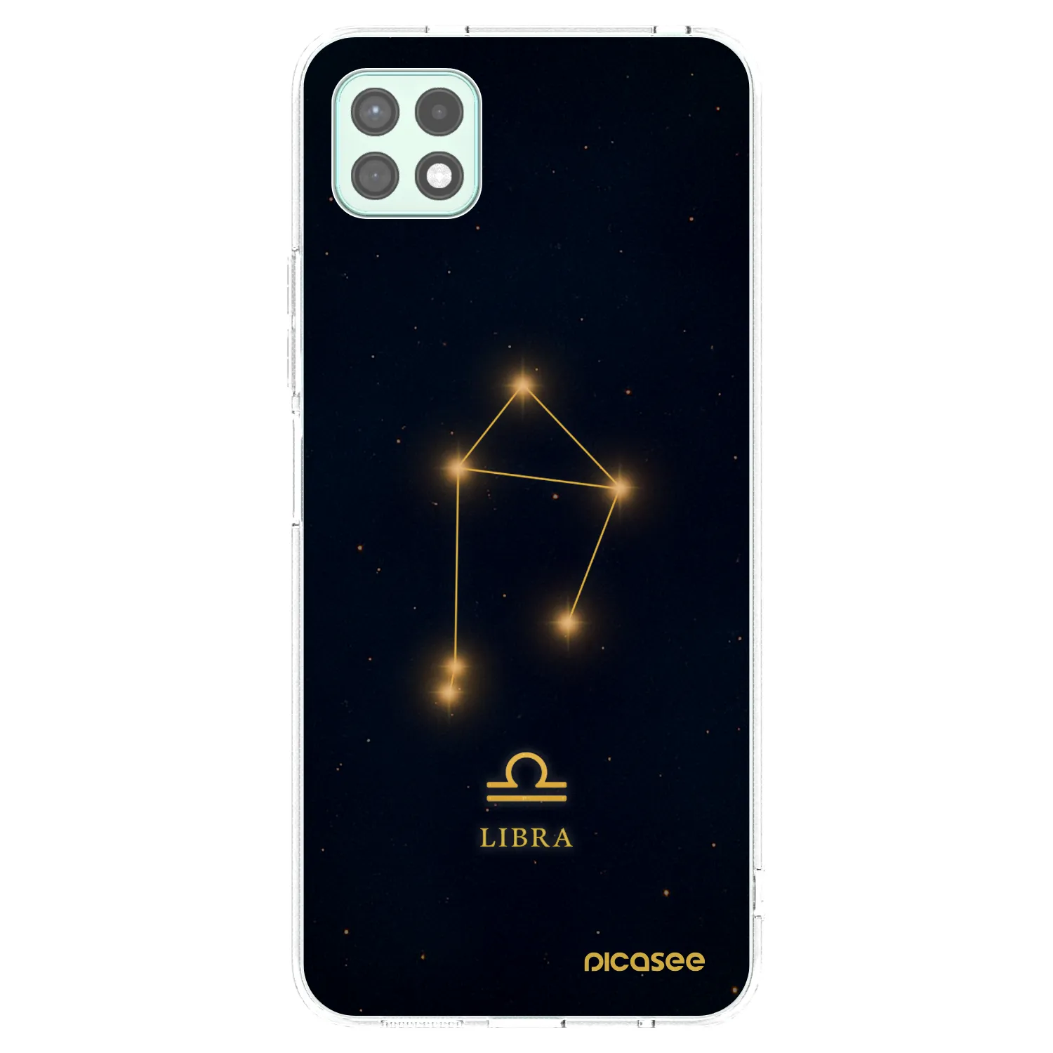 Picasee silikonový průhledný obal pro Samsung Galaxy A22 A226B 5G - LIBRA