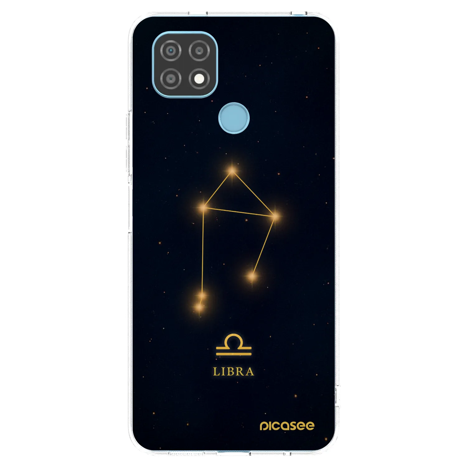 Picasee silikonový průhledný obal pro Realme C21 - LIBRA