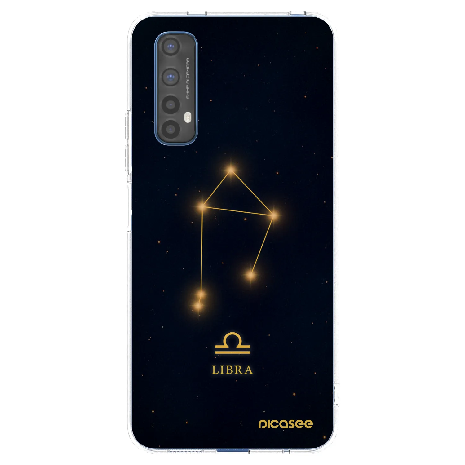 Picasee silikonový průhledný obal pro Realme 7 - LIBRA