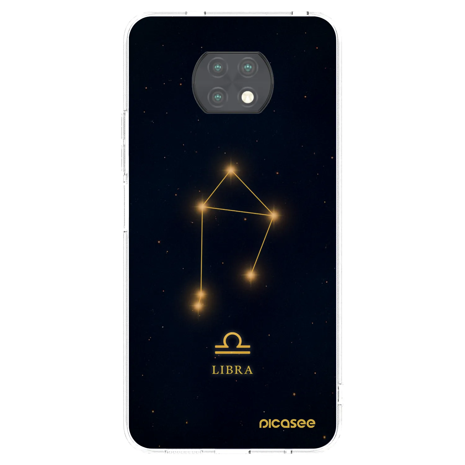 Picasee silikonový průhledný obal pro Xiaomi Redmi Note 9T - LIBRA