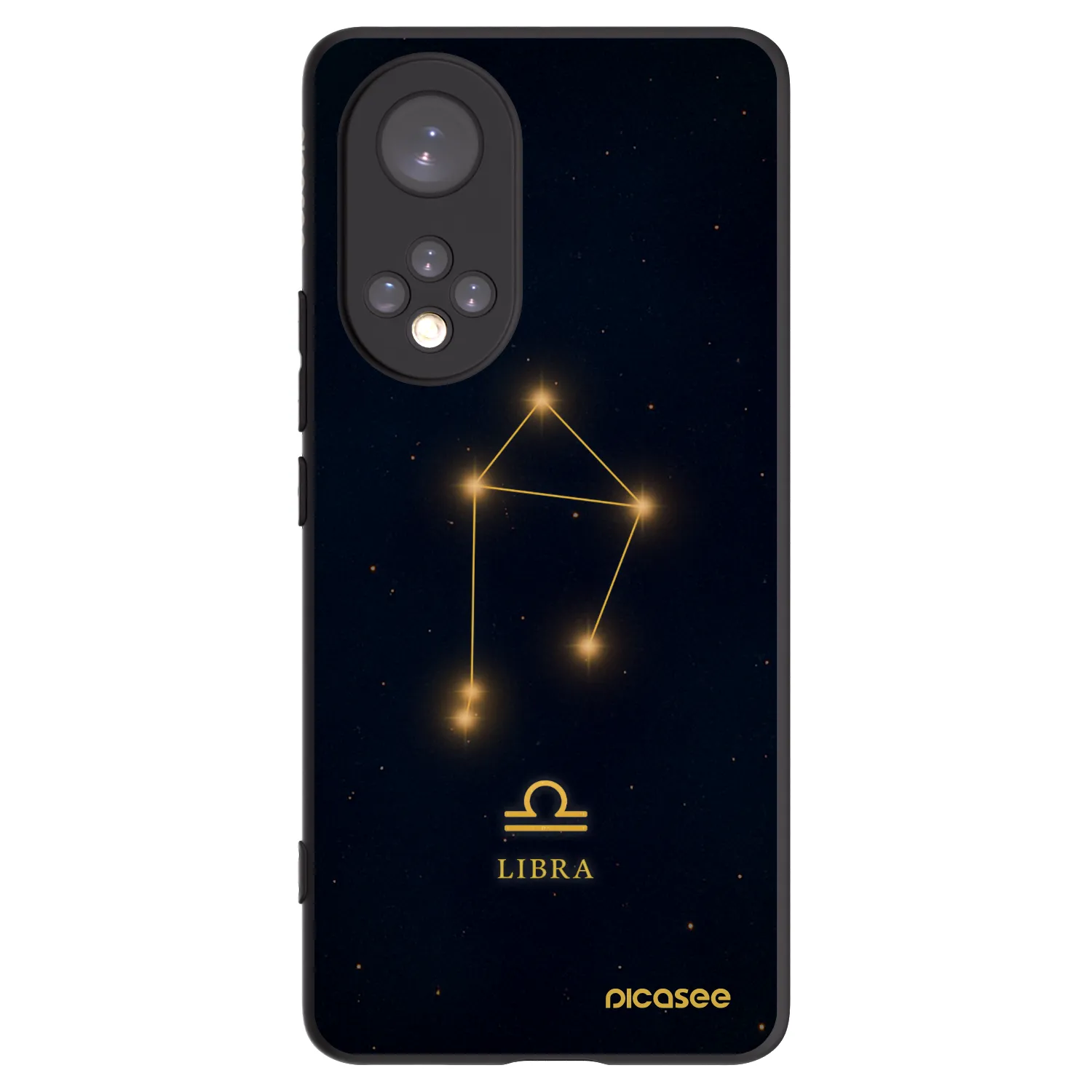 Picasee silikonový černý obal pro Honor 50 5G - LIBRA