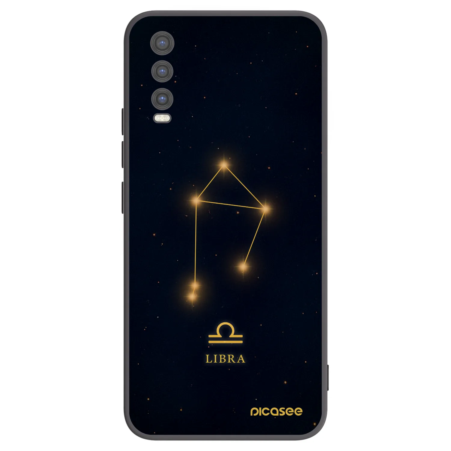 Picasee silikonový černý obal pro Vivo Y20s - LIBRA