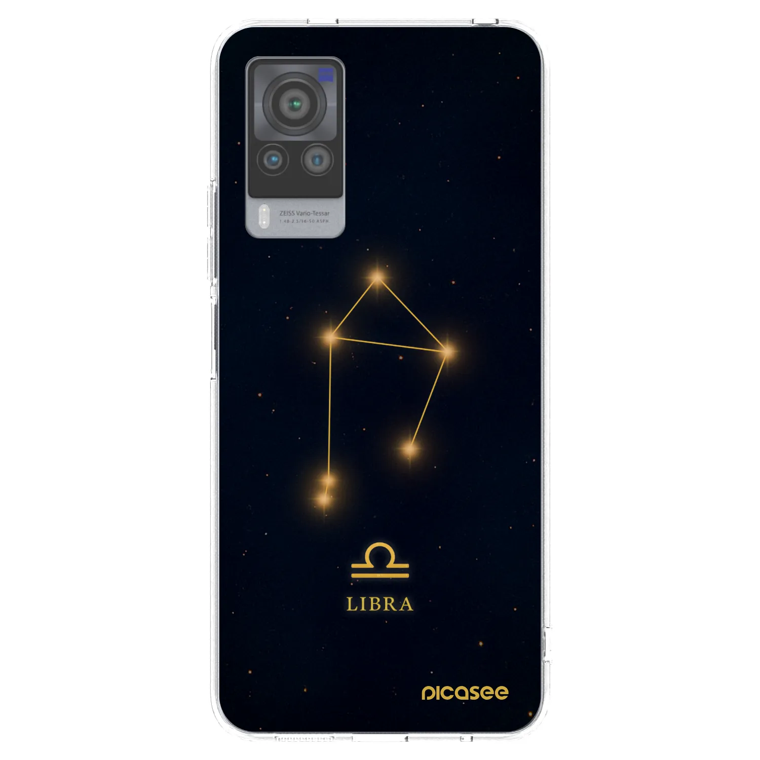 Picasee silikonový průhledný obal pro Vivo X60 Pro 5G - LIBRA