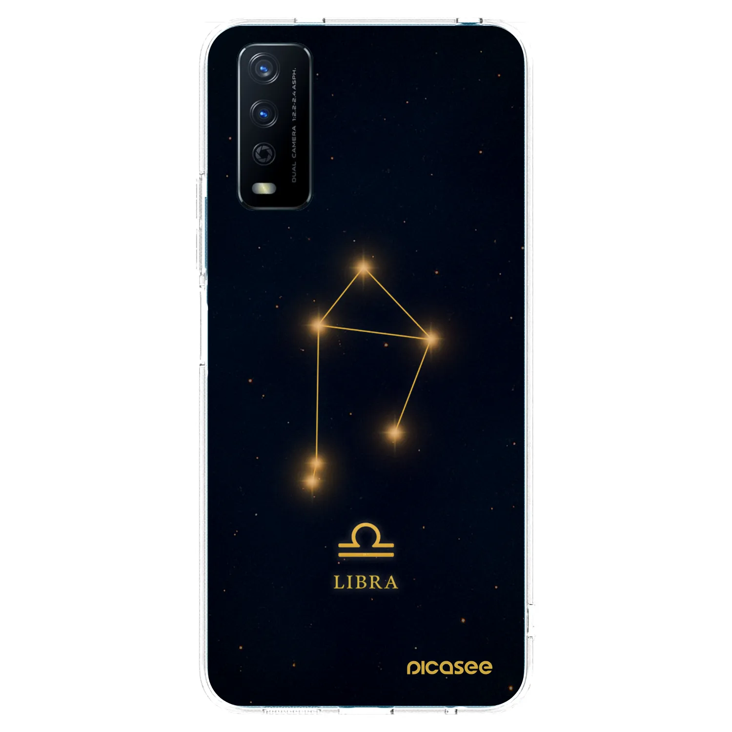 Picasee silikonový průhledný obal pro Vivo Y11s - LIBRA