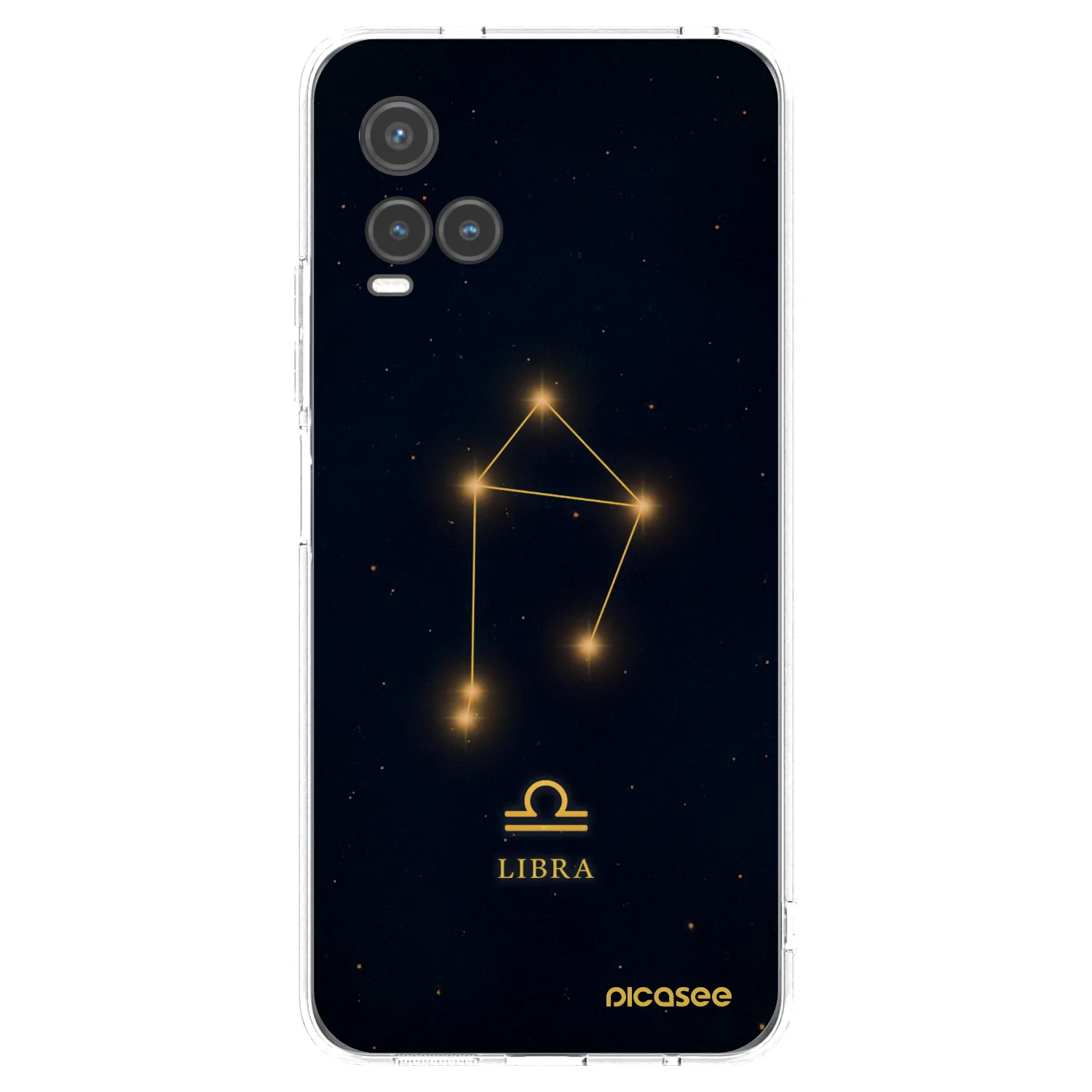 Picasee silikonový průhledný obal pro Vivo Y33s - LIBRA