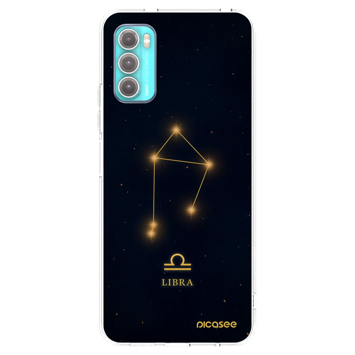 Picasee silikonový průhledný obal pro Motorola Moto G60 - LIBRA