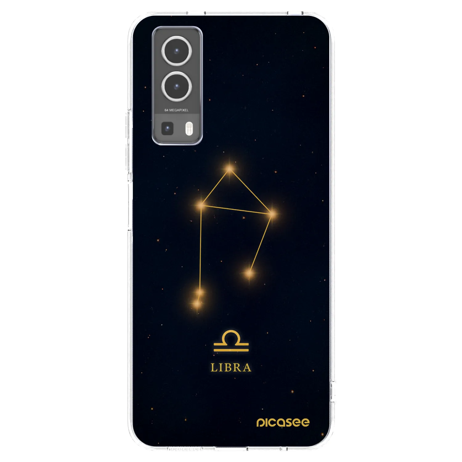 Picasee silikonový průhledný obal pro Vivo Y72 5G - LIBRA