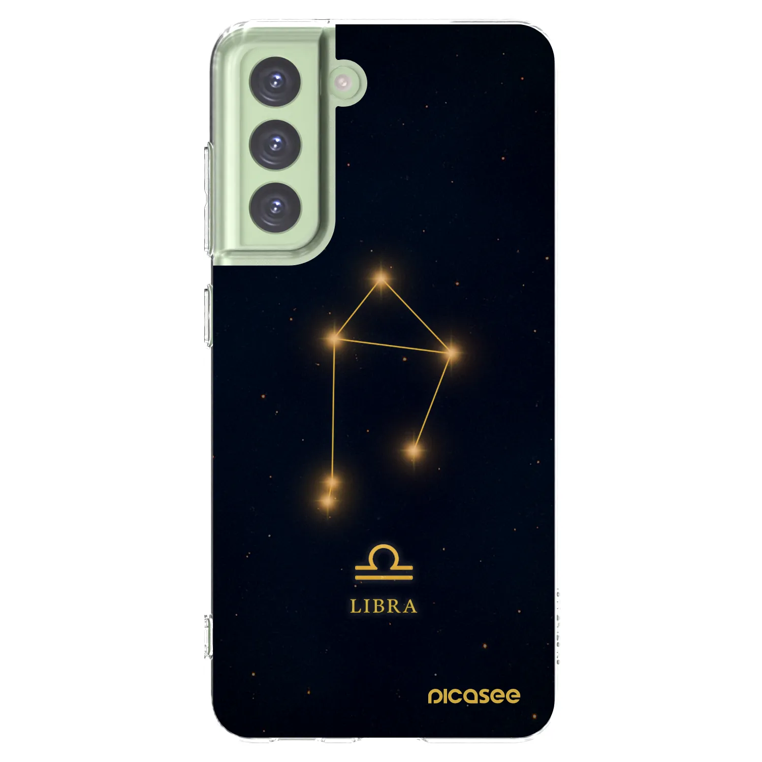 Picasee silikonový průhledný obal pro Samsung Galaxy S21 FE 5G - LIBRA