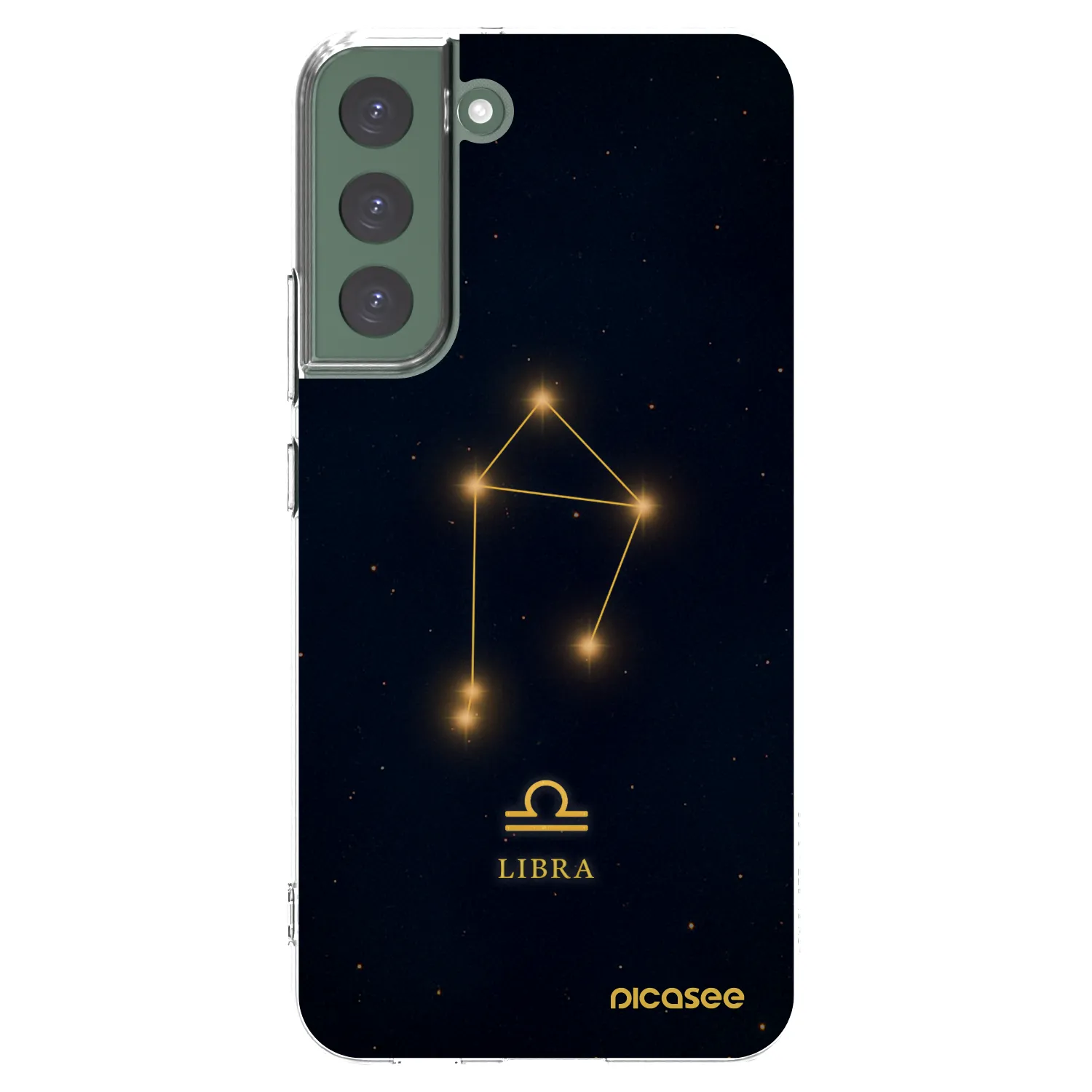 Picasee silikonový průhledný obal pro Samsung Galaxy S22+ 5G - LIBRA